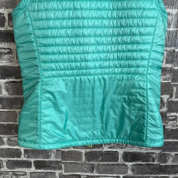 The North Face Kayla Vest retro green puffer Insulated Full Zip - Picture 12 of 12